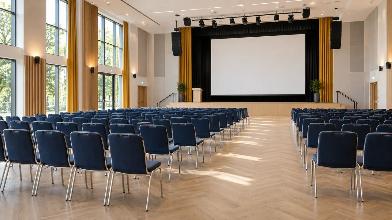 Sala lustrzana w Domu Kultury przy ul. Lipowej 1